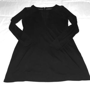 Express Black Dress with Zipper Back Closure